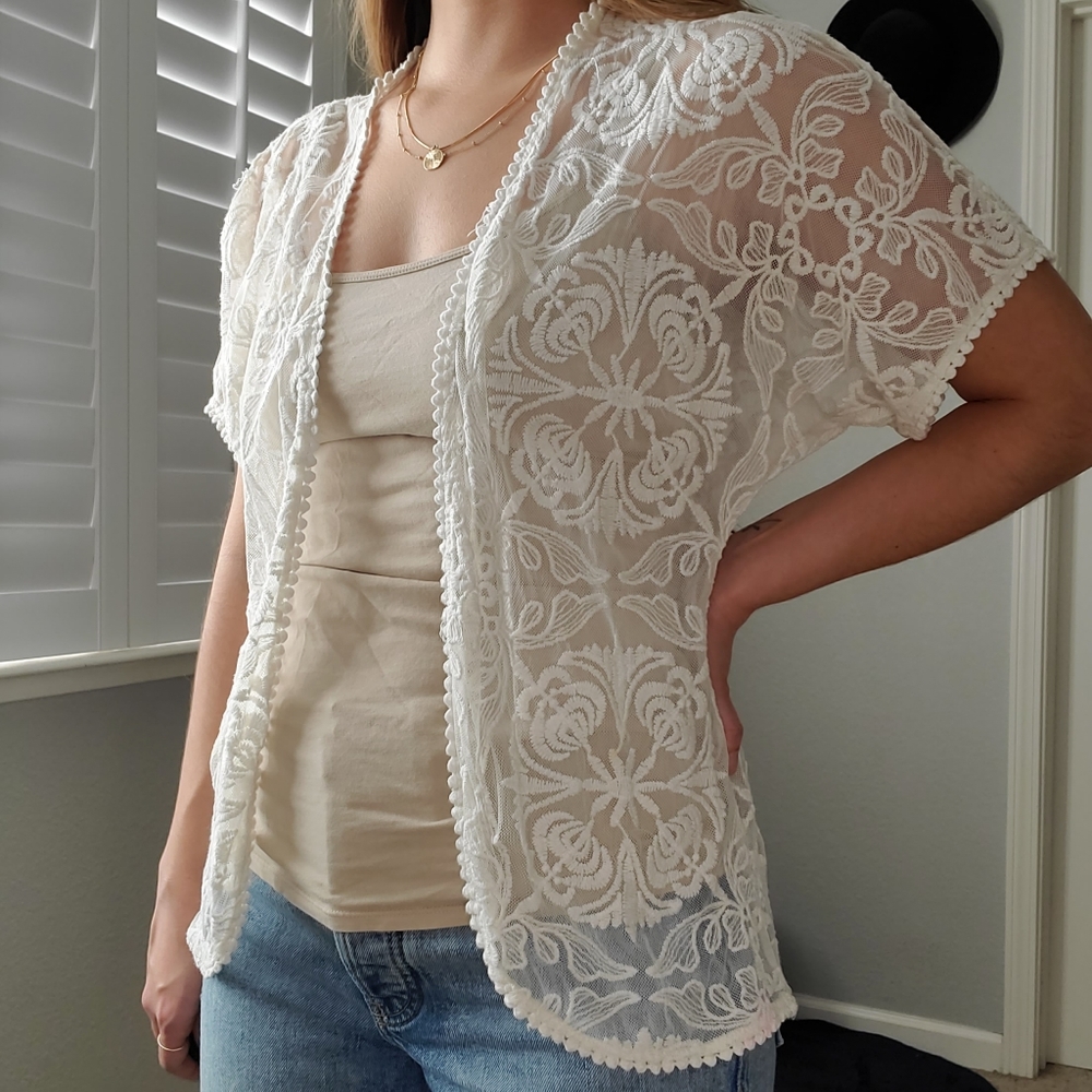 Lace cover up